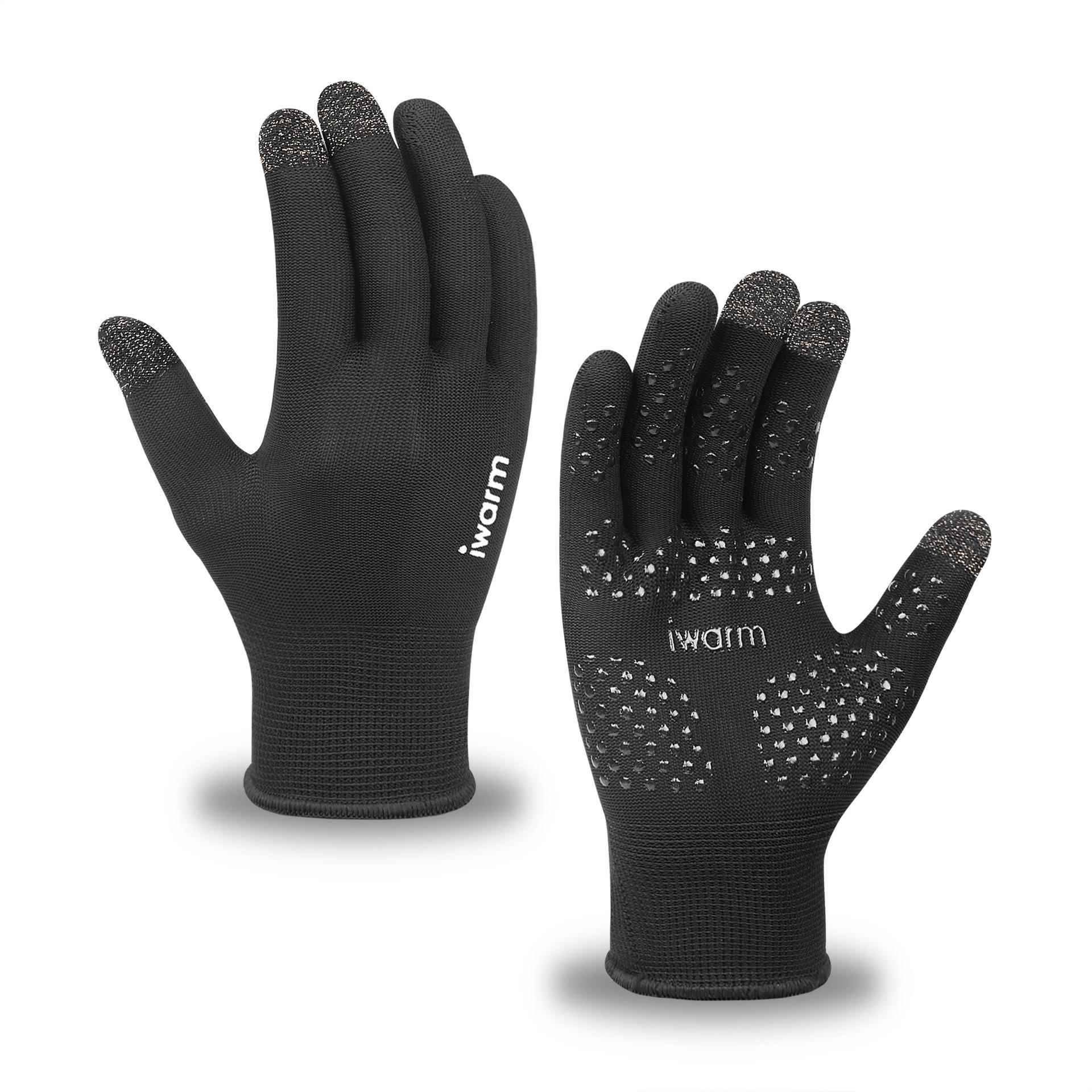 Flower skating gloves anti -sliding warming, anti -crash dance skating short track skating knife training men and women adults point glue
