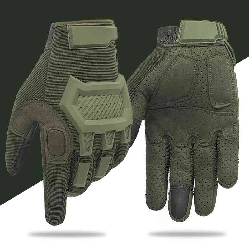 Amazon Rubber Full Finger Sports Gloved Outdoor Mountaineering Protective Motorcycle Gloves Touch Screen Tactical Gloves