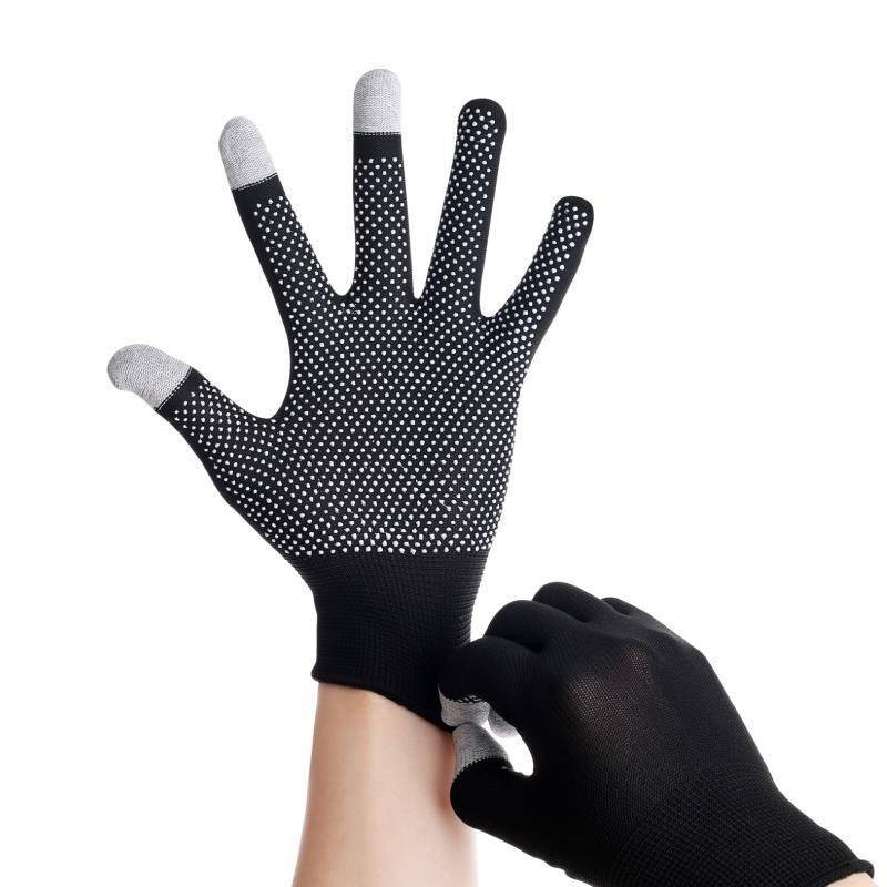 Silicone Playing Basketball Cocoon Anti -Slip -Aid Sports Men's Women's Period Single Bar Gloves Riding Spring and Summer Finger