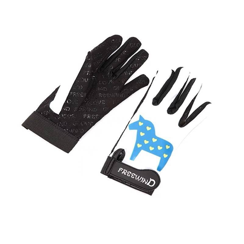 Children's equestrian gloves colored horse -riding glove anti -sliding hand gloves breathable competition glove children's equestrian supplies