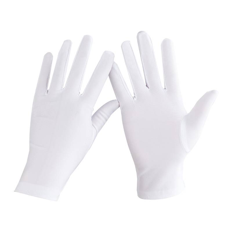 White glove children young pioneers do fucking elementary school sports meeting flag -raising dance performances to show etiquette high bombs gloves