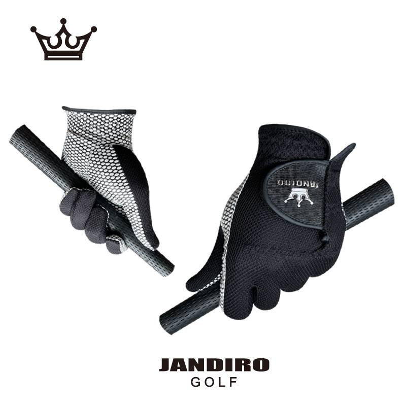 The new summer men's women's two -handed golf glove net cloth material is breathable and fast dry hand, palm, anti -slip resistance