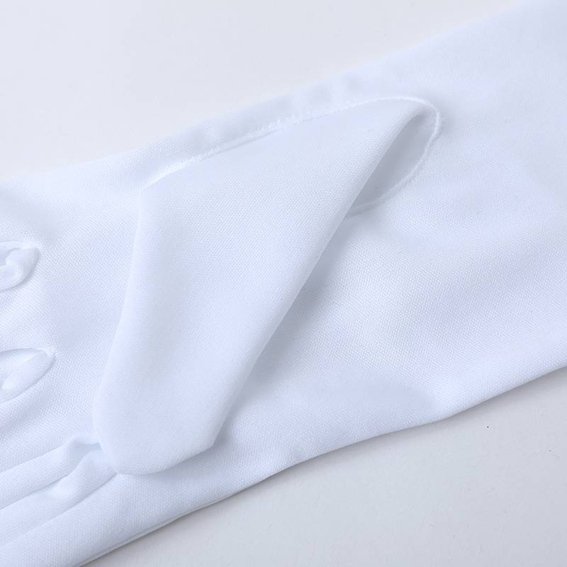 Etiquette Black and White Back Three Warbers Thin Short Male Women's Pharmaceutical Baoanmen Guard Performance West Ritual Drive Rites Get Gloves