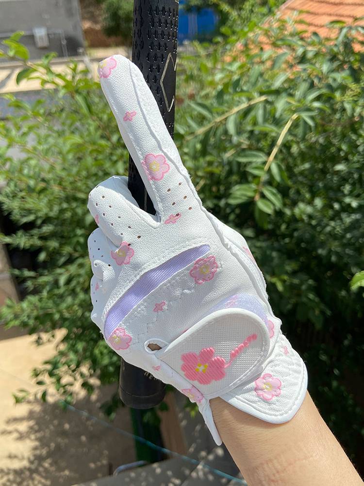 KOREAN KG AUTHENTIC GOLF GLOVES FEMALE IMPORTED TRANS-FLUORINATED SKELETON SUBLIME SKELETONS