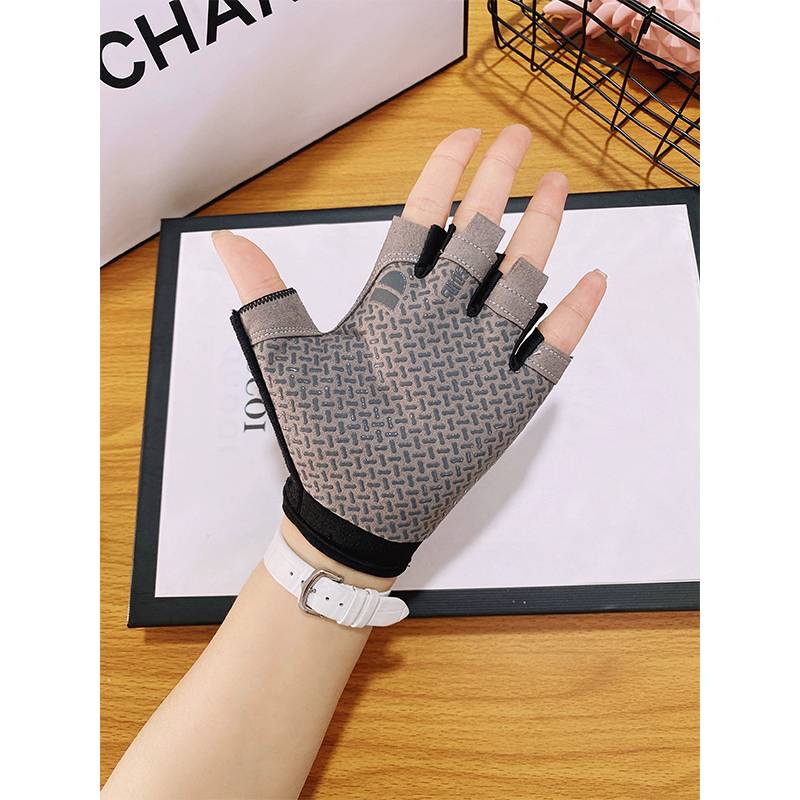 Fitness gloves semi -refer to sports men and women in summer thin anti -rising cocoon wear -resistant equipment training yoga cycling