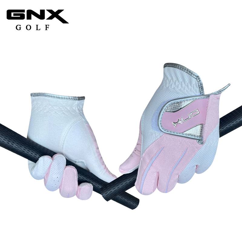 The store's inventory processing ladies' two -handed golf glove gloves have problems with problems, please do not shoot