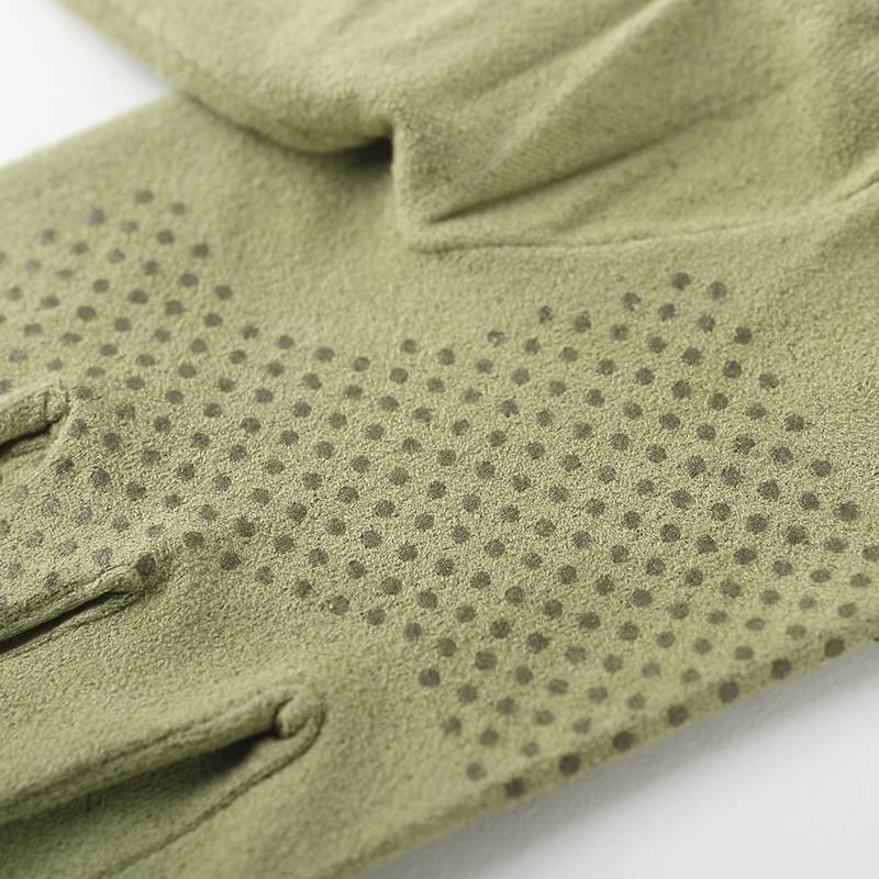 Warmen driving sunscreen gloves anti -slip men and women universal imitation suede thin sweat absorption driving gloves touch screen