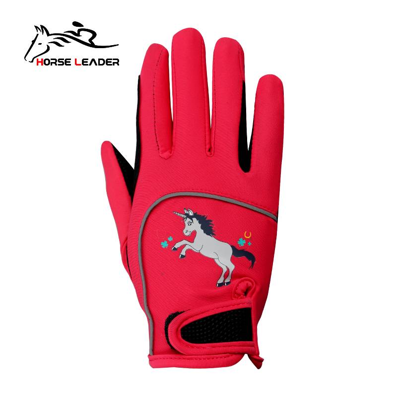 Spring and summer children's equestrian equipment wear -resistant and breathable equestrian gloves female riding equipment horse riding glove men's equestrian supplies
