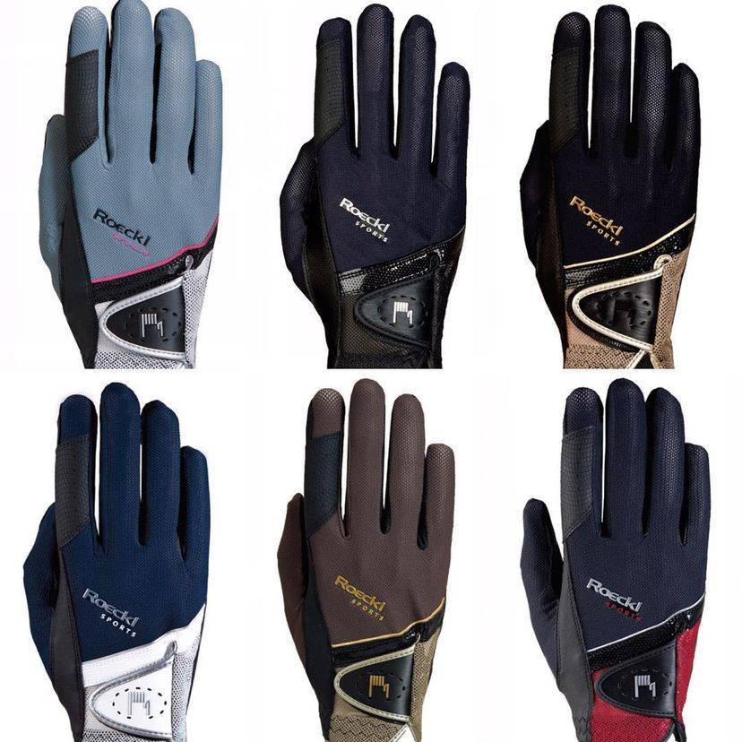 German genuine ROECKL equestrian glove children's horse riding gloves quality wear resistance superpatient obstacles gloves