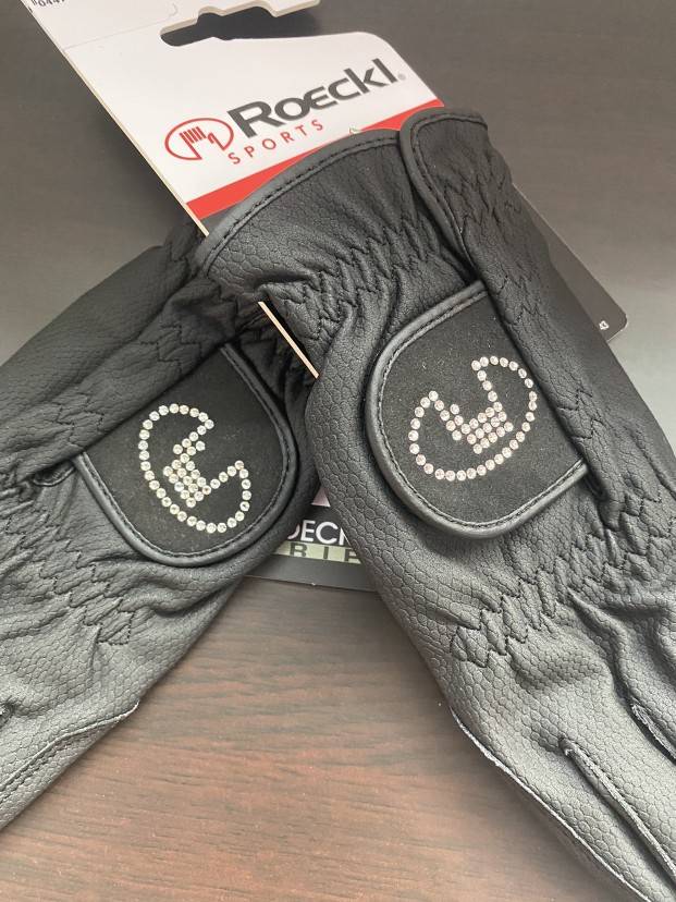 ROECKL Equestrian glove Equestrian Schwaroski contact customer service remote size and color