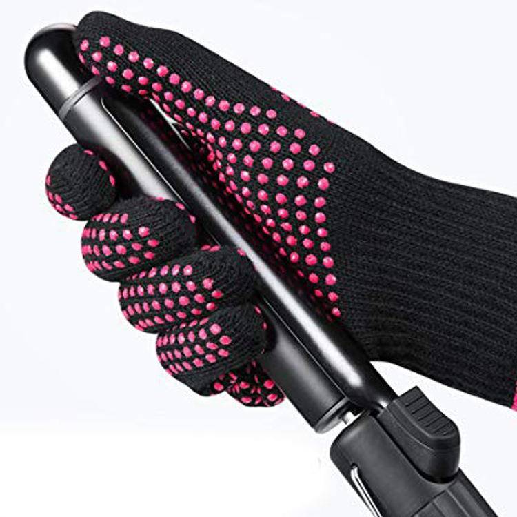 Moxibustion, hairdressing anti -scalding special gloves barbecue insulation, worshiping five fingers, flexible fried pancake pancake, air -breathable non -slip thin