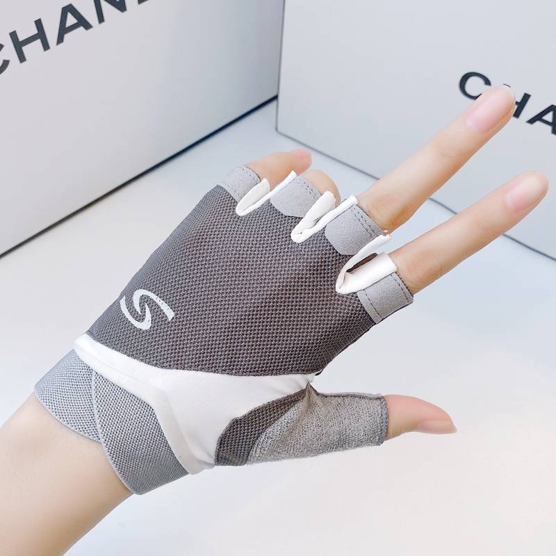 Fitness gloves semi -refer to men and women summer thin equipment training bicycle one -bar sports cycling anti -cocoon anti -slip and breathable