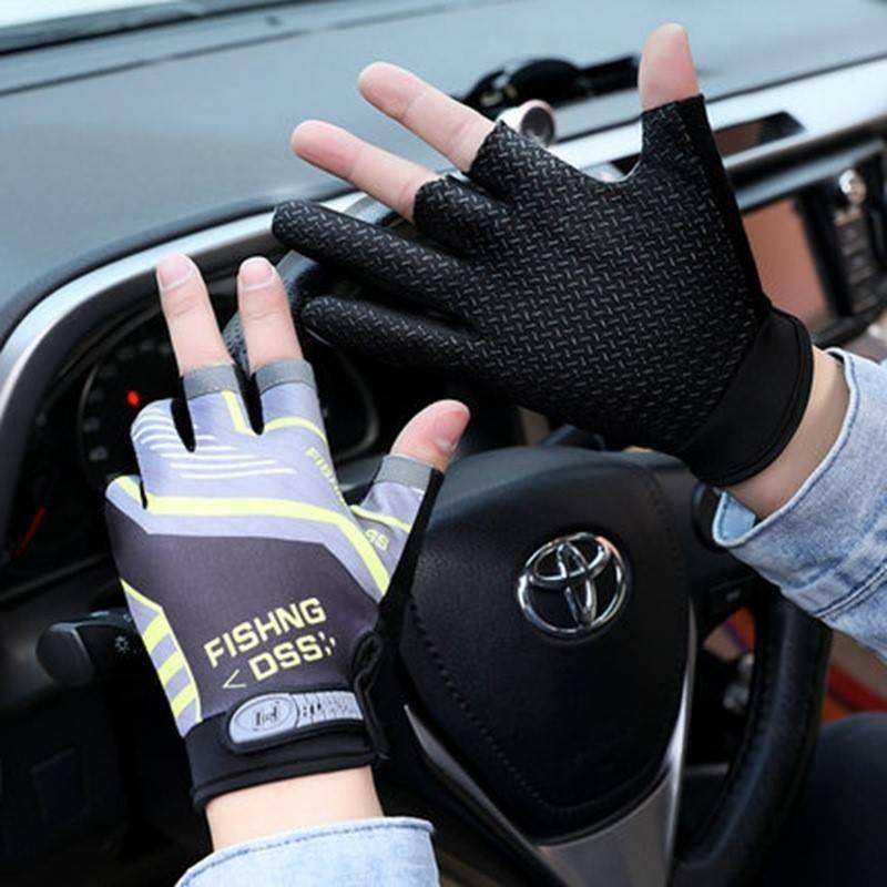 Fish gloves, ice-slujah, winter sun-proof, water-proof, water-proof men, ski-free