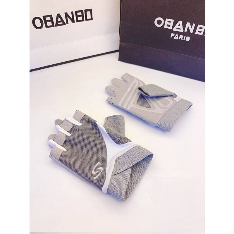 Fitness gloves semi -refer to men and women's summer thin power training bicycle one -bar sports riding non -slip and breathable iron pot bell