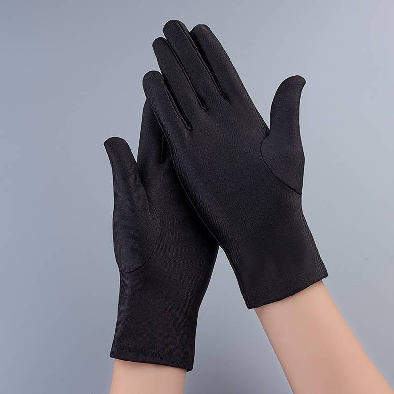 Jewelry Shopping guide Diamond Men's Watch Shop to take pictures of black thin etiquette luxury counter display gloves