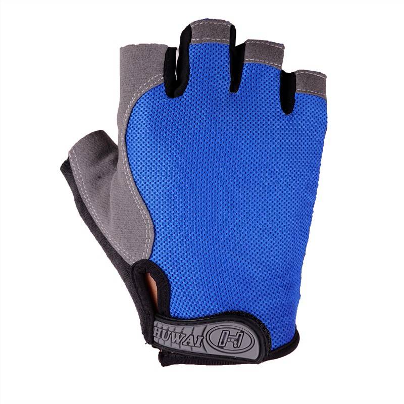 Half -finger glove women's sports fitness anti -slip anti -skid summer thin riding thunderbolt driving fishing dew finger shock absorption climbing