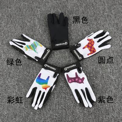 Children's colored anti -slip, wear -resistant riding gloves youth equestrian gloves ride ride -up knight equipment