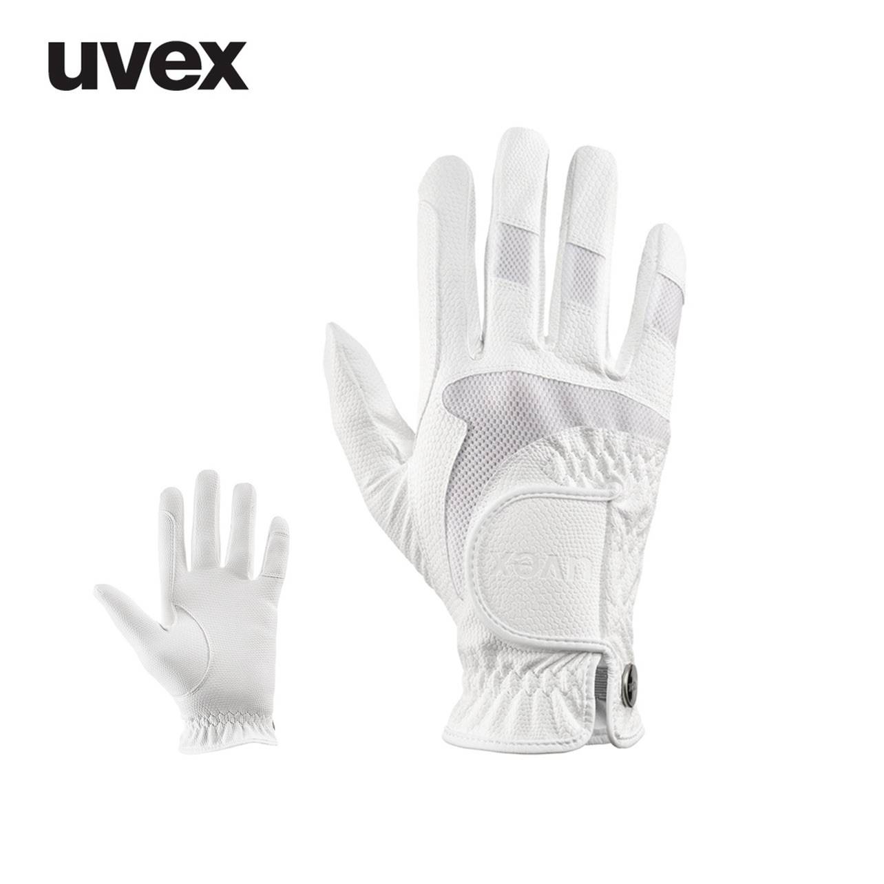 German original UVEX Equestrian glove men's and women's touch screen white race gloves professional riding gloves