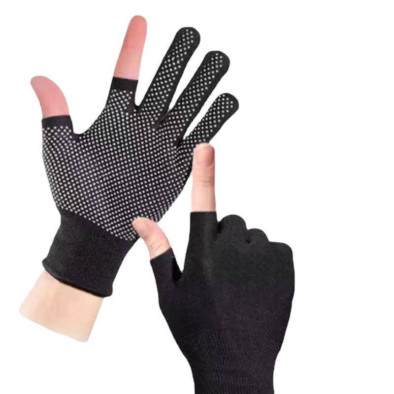 Separate gloves, nylon high bombs high bombs, sunshine, sweat, wear, wear, breathable, five fingers thickened gloves artifact