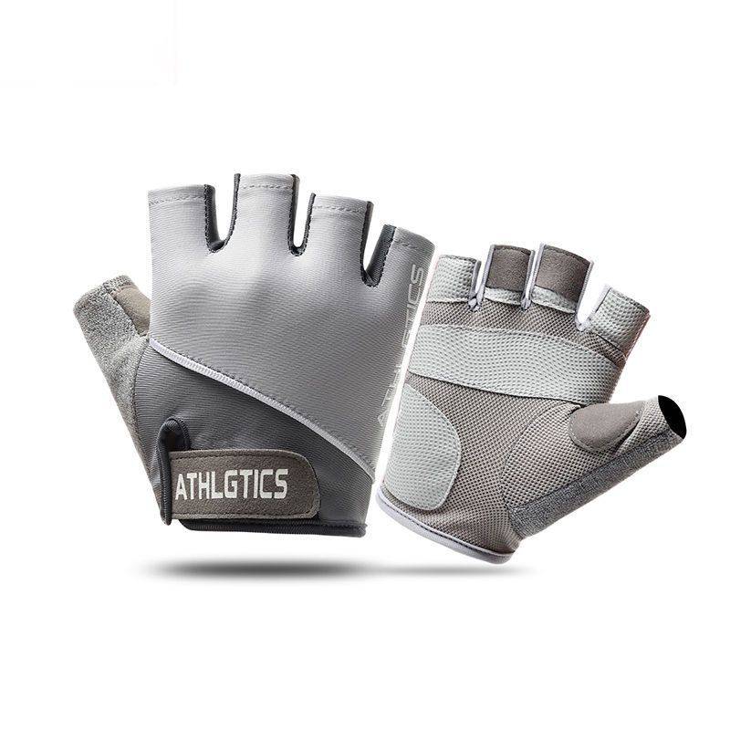 Fitness gloves semi -refer to men and women rowing machine gloves, anti -slip, wear -resistant outdoor fitness riding sports special anti -cocoon