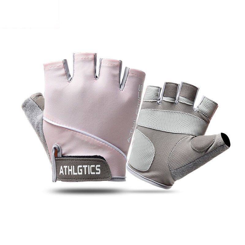 Fitness gloves semi -refer to men and women rowing machine gloves, anti -slip, wear -resistant outdoor fitness riding sports special anti -cocoon