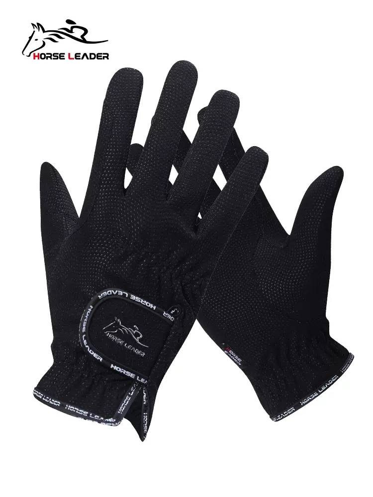 The horse gloves men and women are training in horse gloves and child horse gloves for the white game