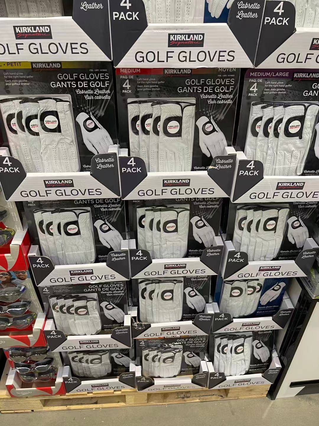 Canada Direct Mail Kirkland Golf Gloves Four Pack