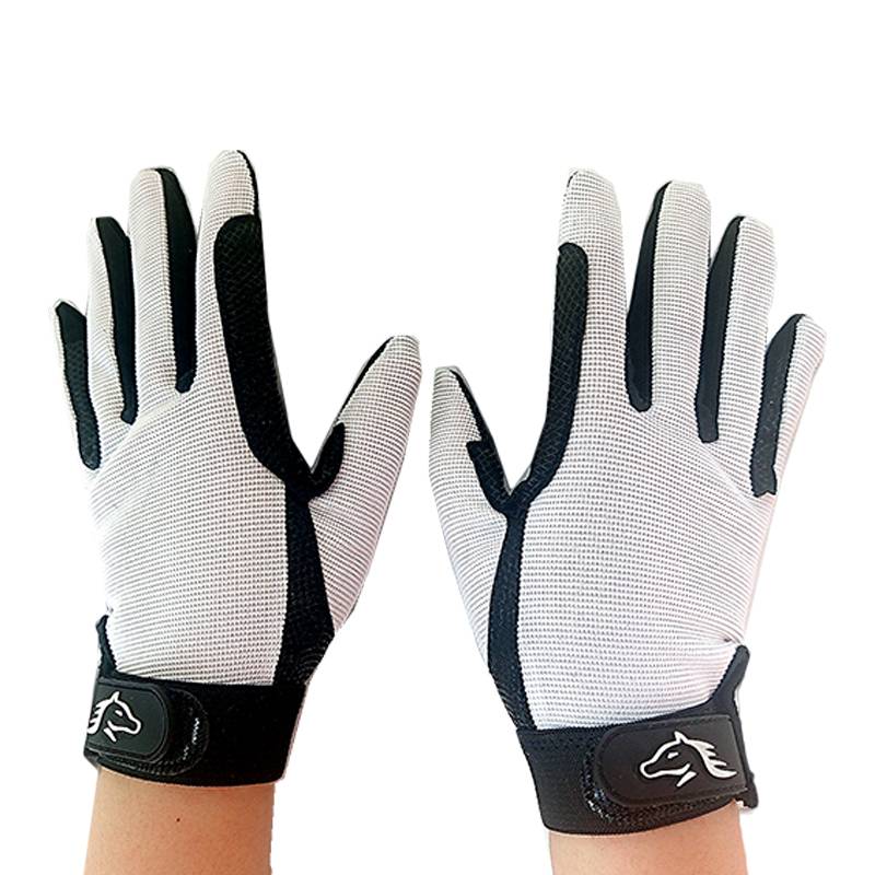 Adult children's equestrian glove anti -sliding glove horse riding glove horse riding equipment Equestrian equipment elastic knitted gloves