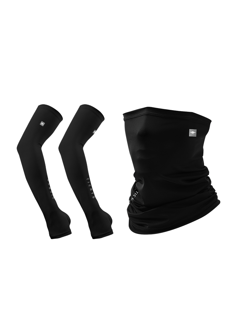 Ticrys sunscreen arm care men's summer fishing sunscreen gloves magic headscarf ice silk sunscreen mask outdoor neck cover