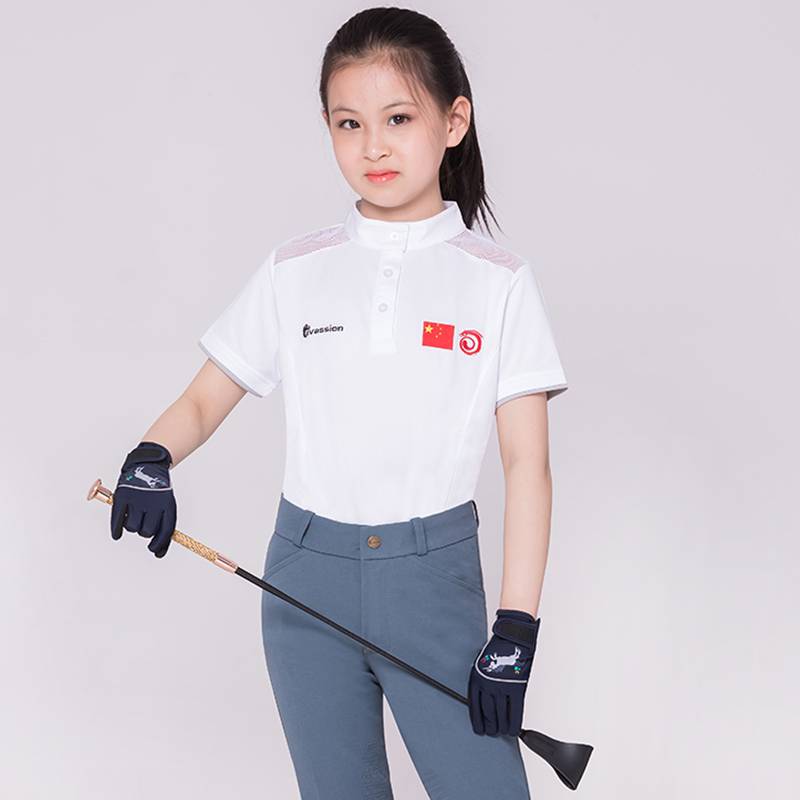 Children's equestrian gloves, anti -abrasion, durable knight male and female equestrian equipment Rockma horses 8104008