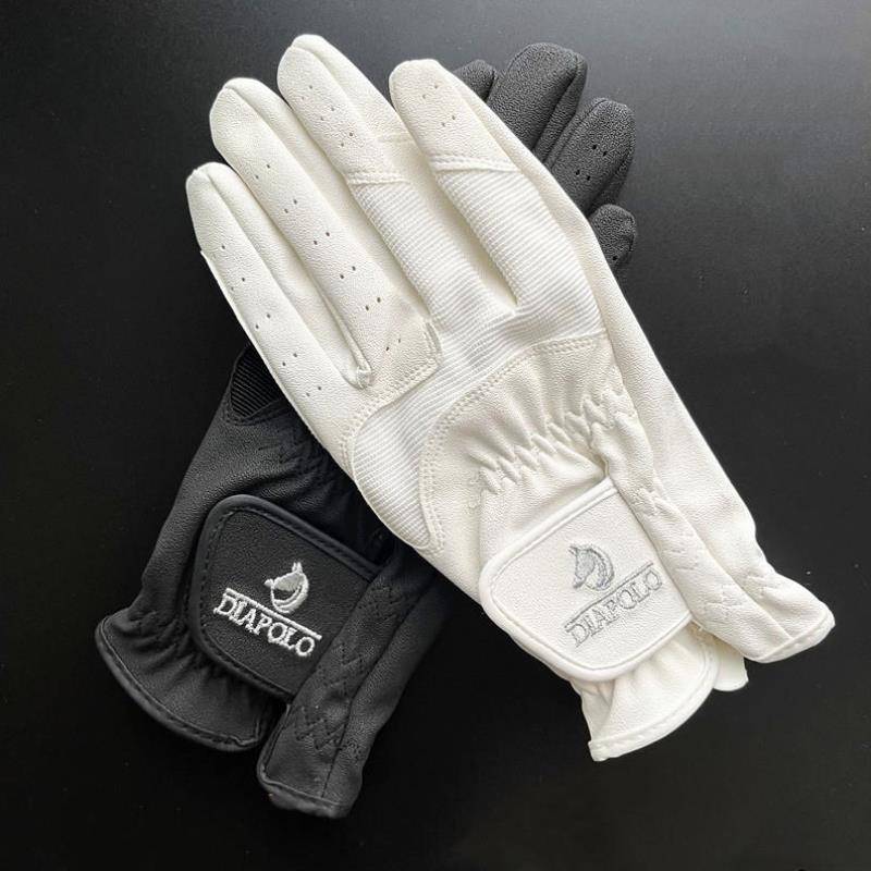 Horse gloves, horse gloves, white game gloves, smooth and smooth, adult and child horseware