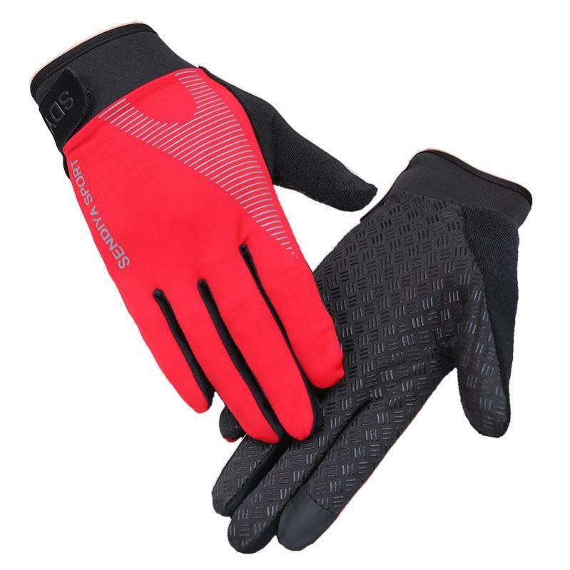 Ride horse gloves, men and women, summer air-scrambling exercise, roll-down and sunscreen