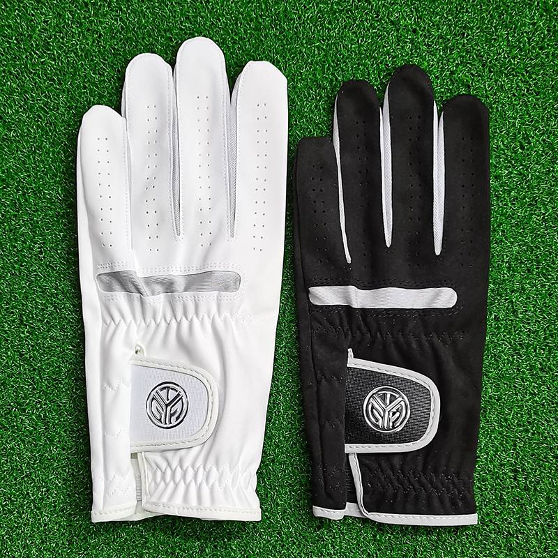 Genuine golf glove men's super fibrous cloth breathable wear -resistant golf glove single ride gloves