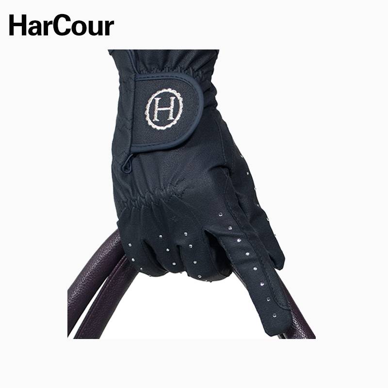 501/502 French original imported Harcour Gloves men's and women's same equestrian gloves ride gloves