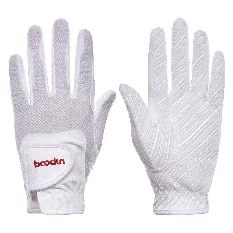 Spring and summer adult horseshlus gloves silicon glue non -skid riding gloves