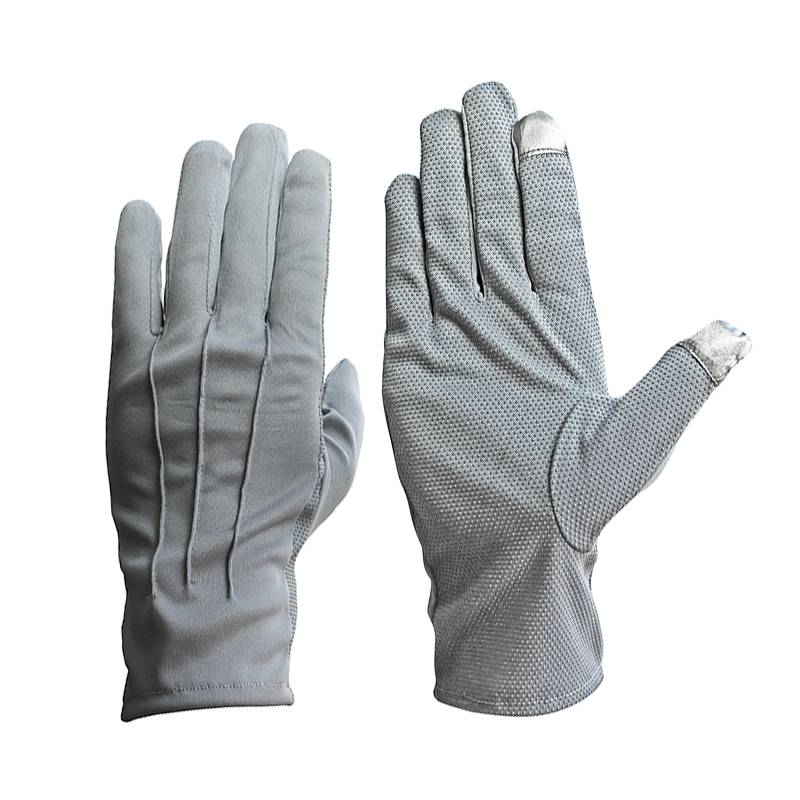 White gloves can touch the screen triangular cloth etiquette, male and women's non -skid driving cycling security thin sunscreen ceremony