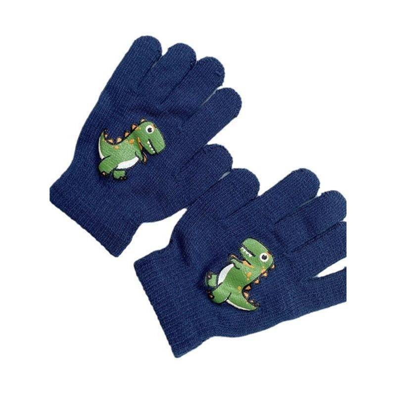 Children's 5 to 10 -year -old equestrian glove elementary school student knitting warmth points finger five fingers cute cycling balance cars climb mountain climbing mountain climbing