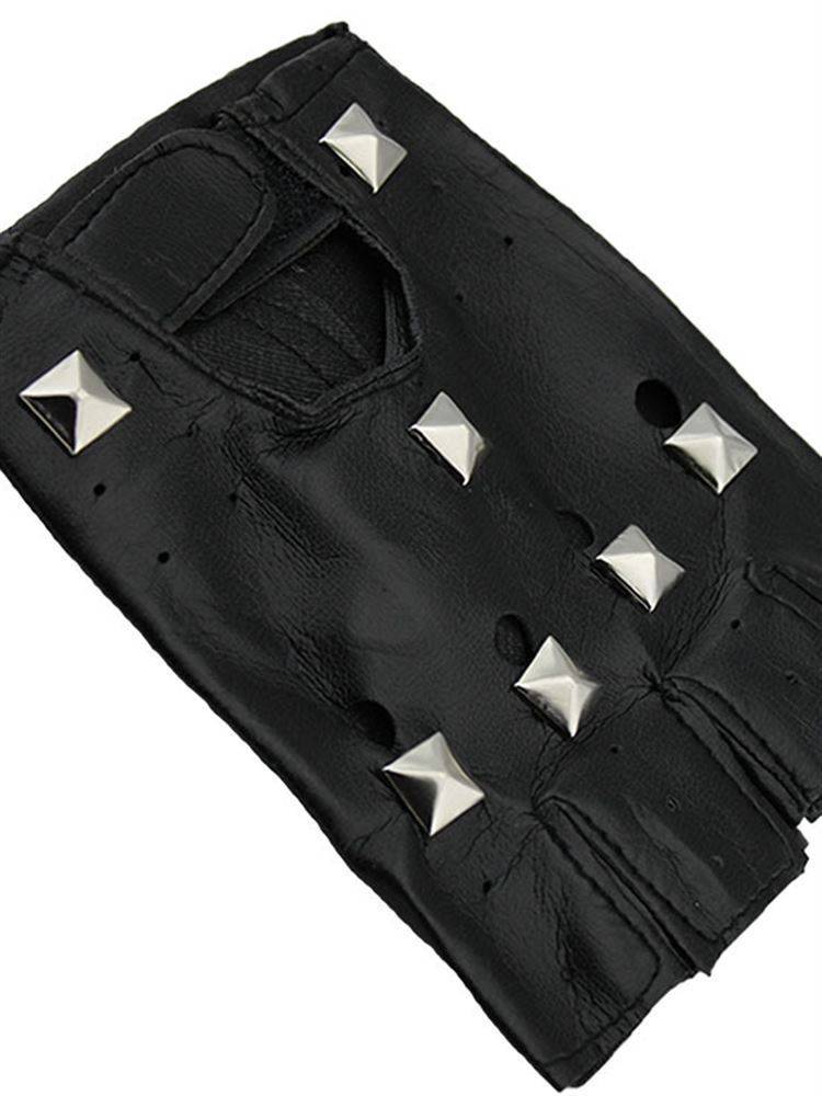 Children Perak Gloves Street Dance Performance Performing Perak Dance Dancing Dancing No Fingers Rivet Installed Delosa Finger Gloves