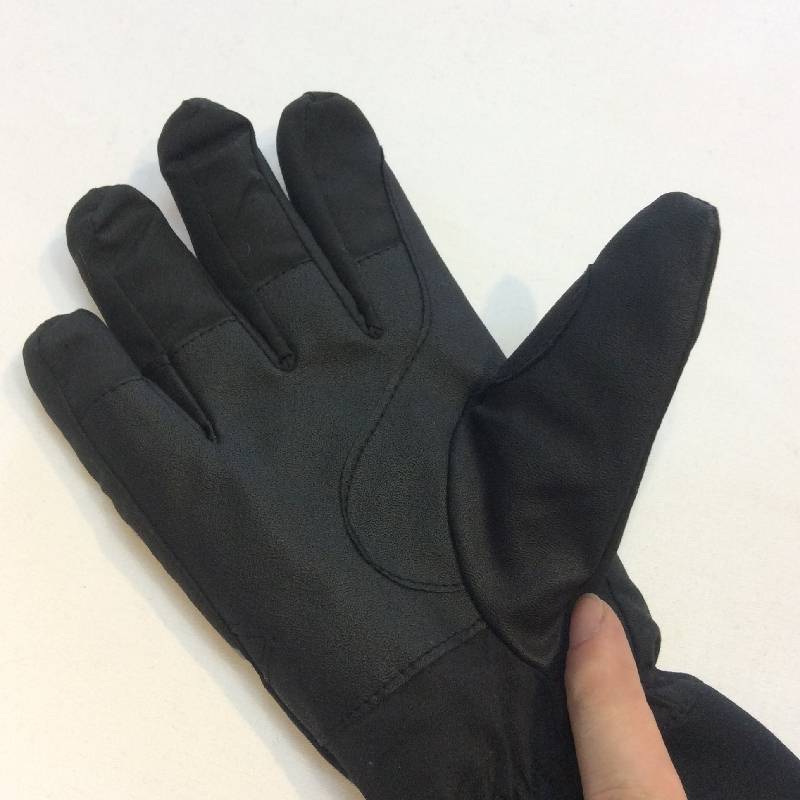 Bad -defect export double -layer inner velvet non -slip and warm black little hand ladies autumn and winter equestrian gloves big children