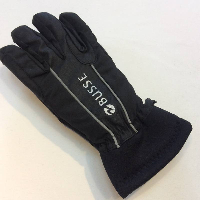 Bad -defect export double -layer inner velvet non -slip and warm black little hand ladies autumn and winter equestrian gloves big children