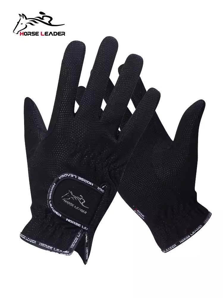 HorseLeader spring and summer children's adult equestrian horse riding glove wear -resistant and breathable equestrian gloves riding equipment