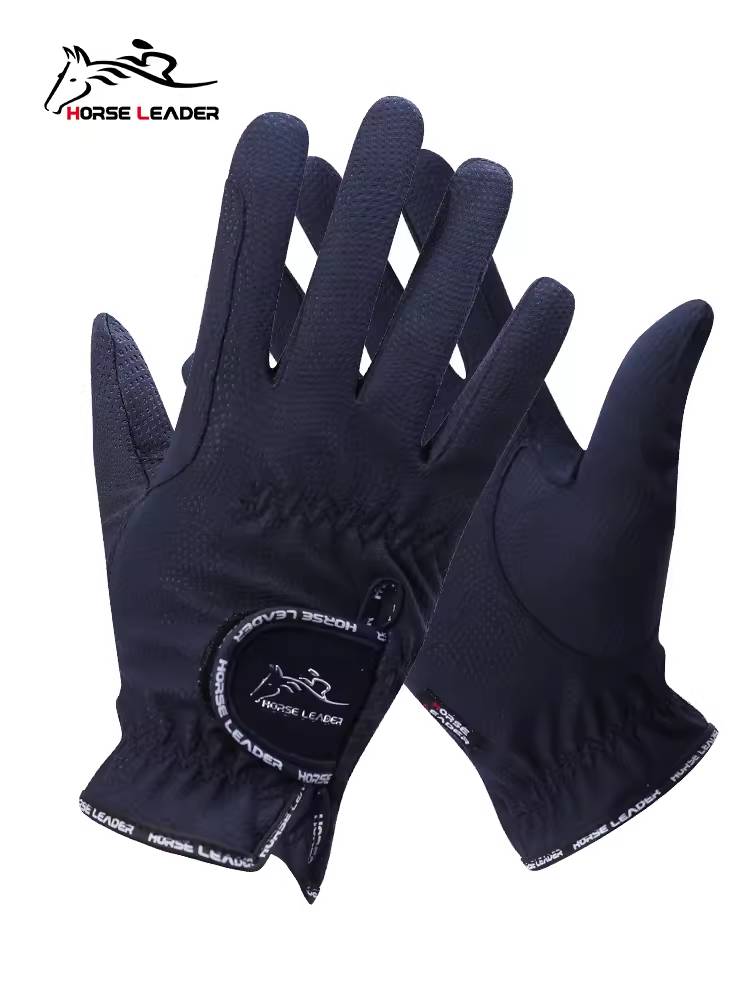 HorseLeader spring and summer children's adult equestrian horse riding glove wear -resistant and breathable equestrian gloves riding equipment