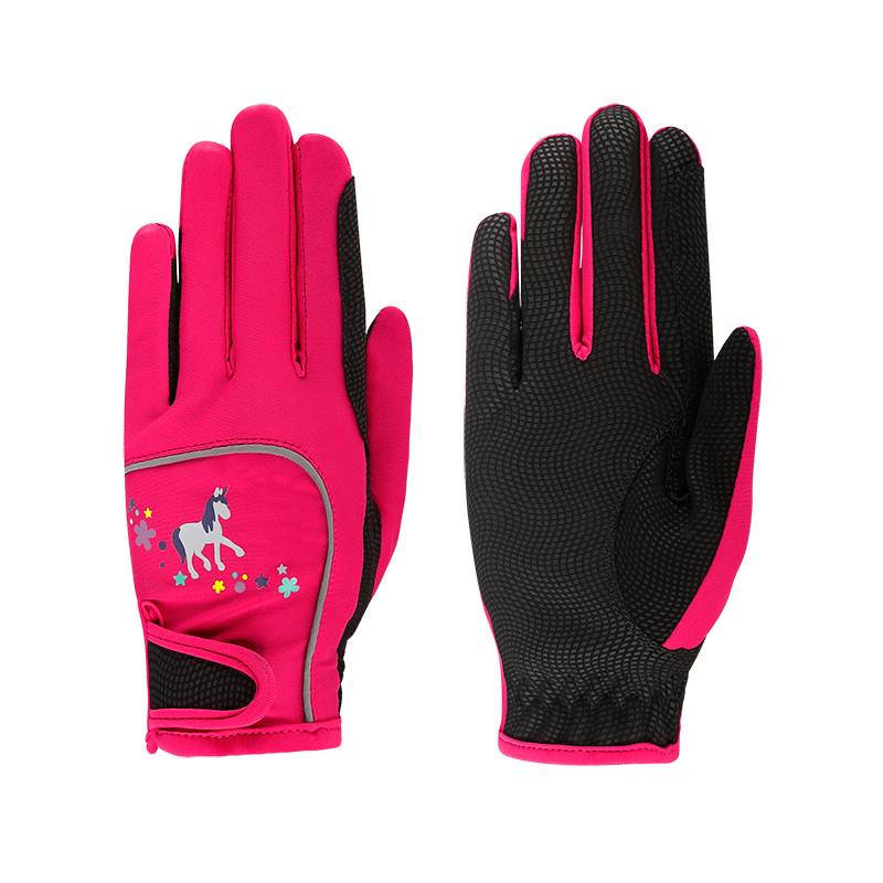 Children's granular equestrian glove anti -sliding anti -wear equestrian gloves little knight riding children's gloves 8104008