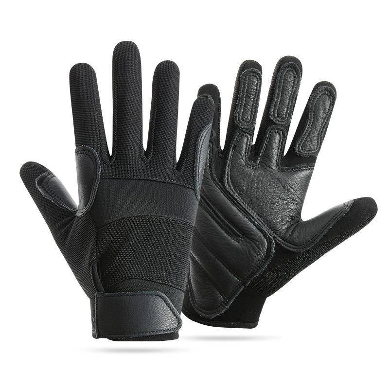 Cold -leather gloves men's speed drop -down outdoor riding motion Thicked wear -resistant decline, degradation, rescue rescue glove