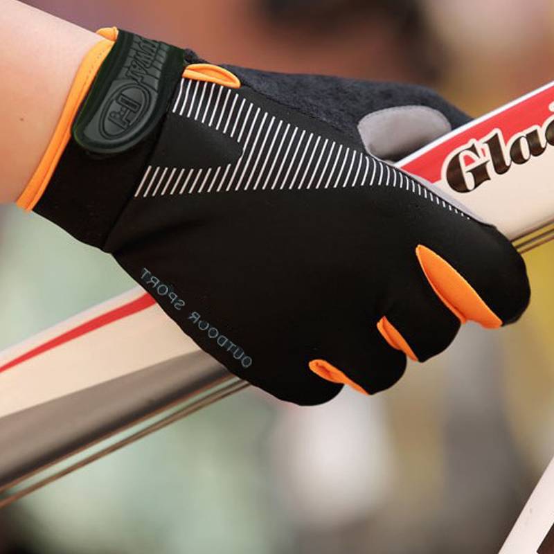 Children's gloves sunscreen ice ride elastic anti -slip single bars fishing spring and summer points refers to cycling breathable baby fast dry