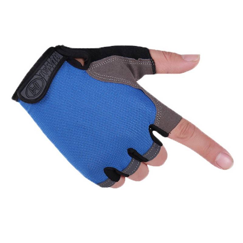 Outdoor mountain bicycle cycling glove men's half -finger -half -finger summer breathable exercise fitness equipment shock reduction Korean version handsome