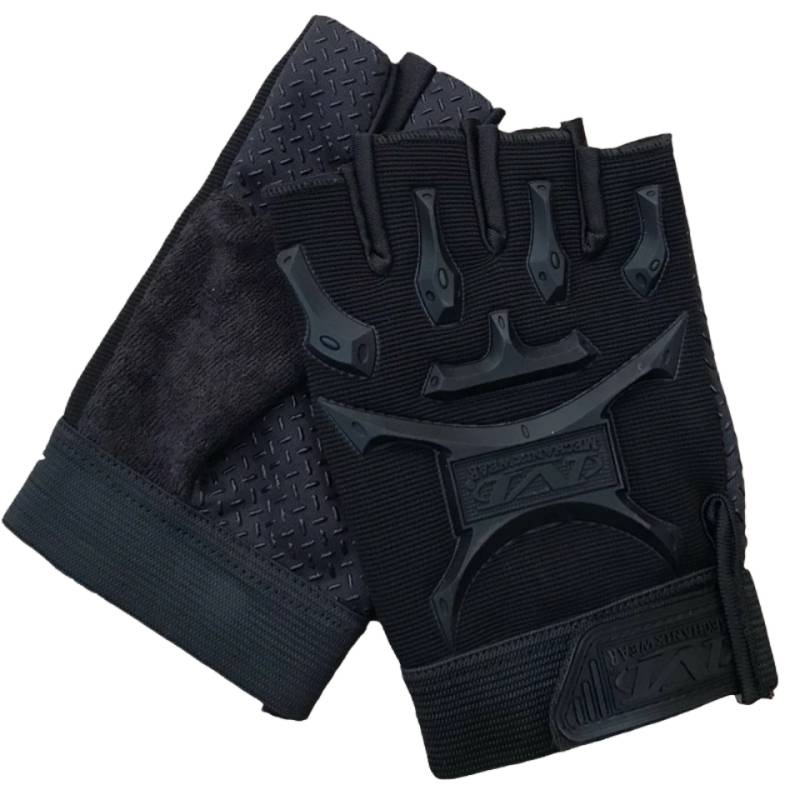 Semi -finger tactical gloves Children's shock -reduced outdoor outdoor sports riding spring and summer magic climbing protection increase