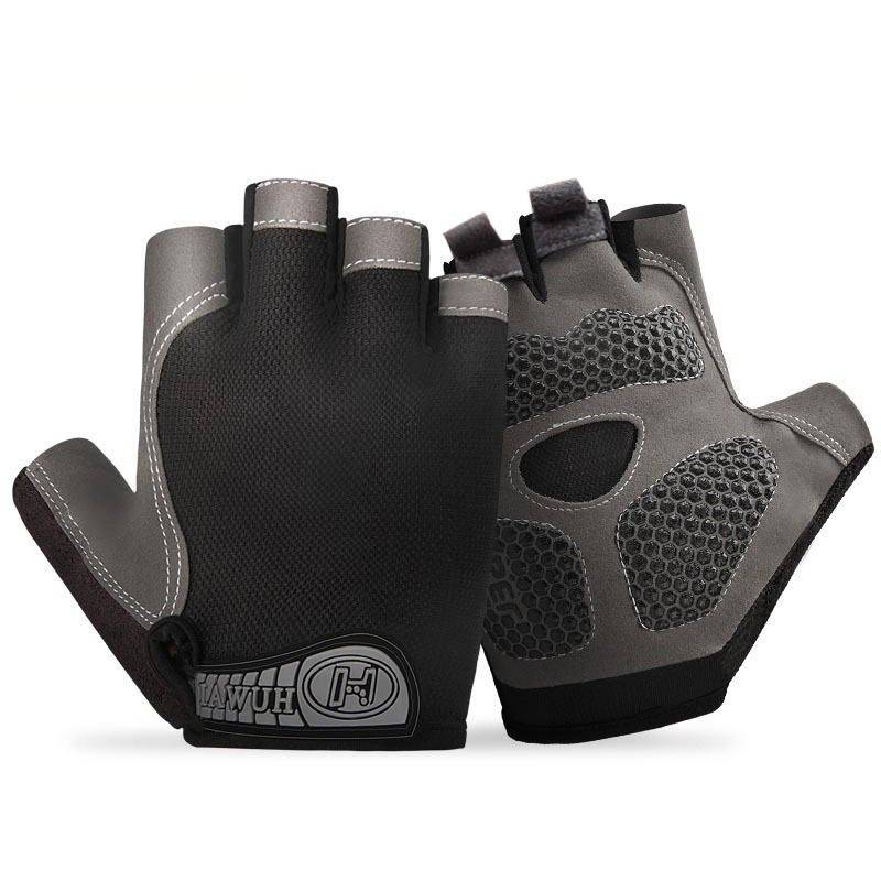 Gyms gloves, skating and grinding, half a finger for wrist protection