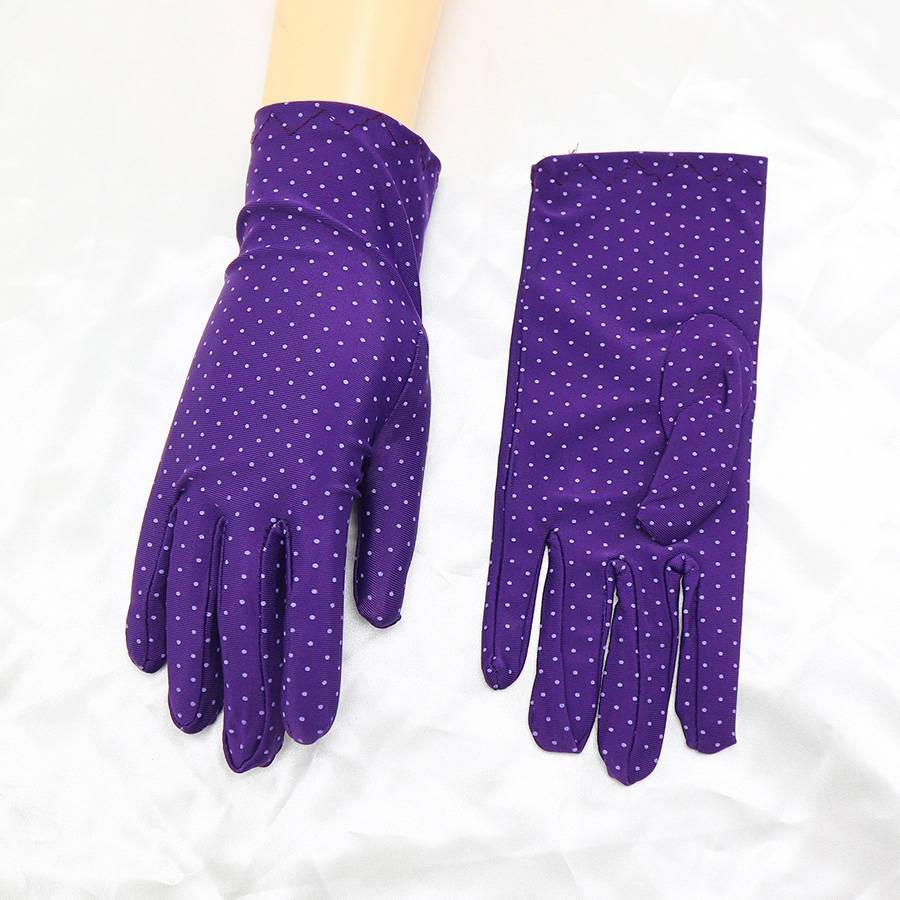 Three dots of purple
