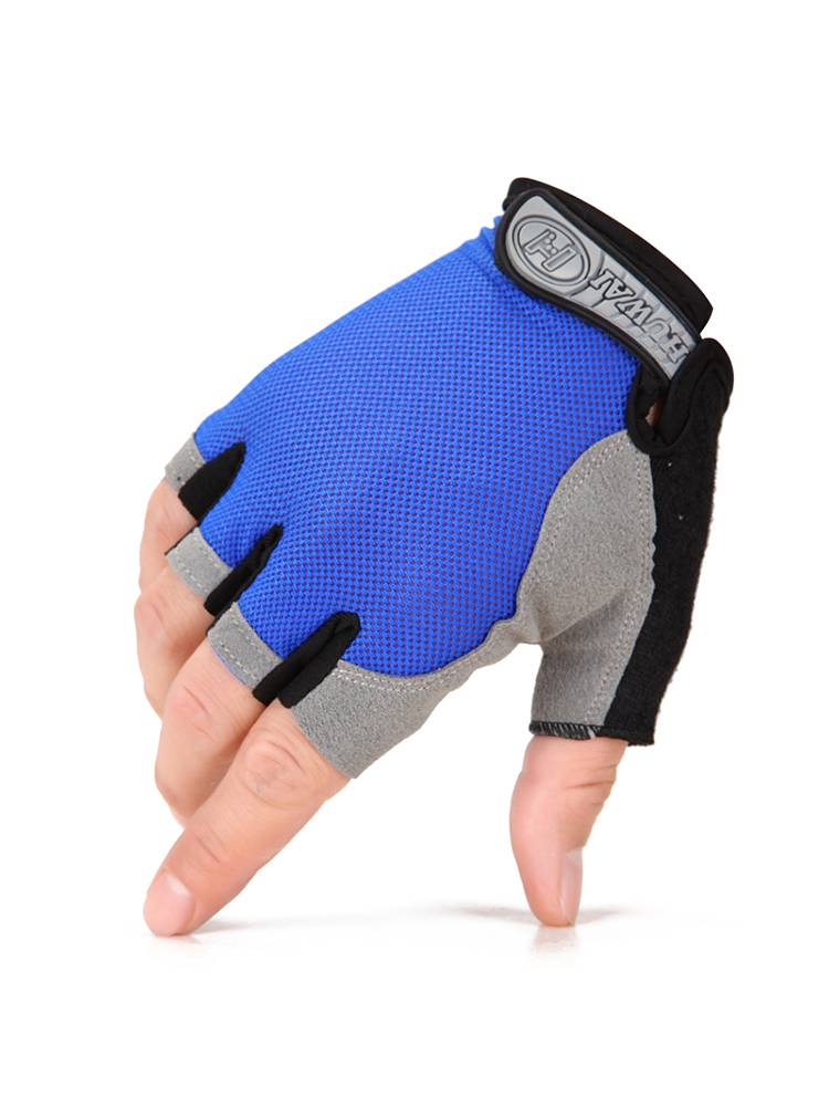 Fitness gloves women thin anti -cocoon anti -slip and breathable equipment training yoga dynamic bicycle riding men's sports semi -finger